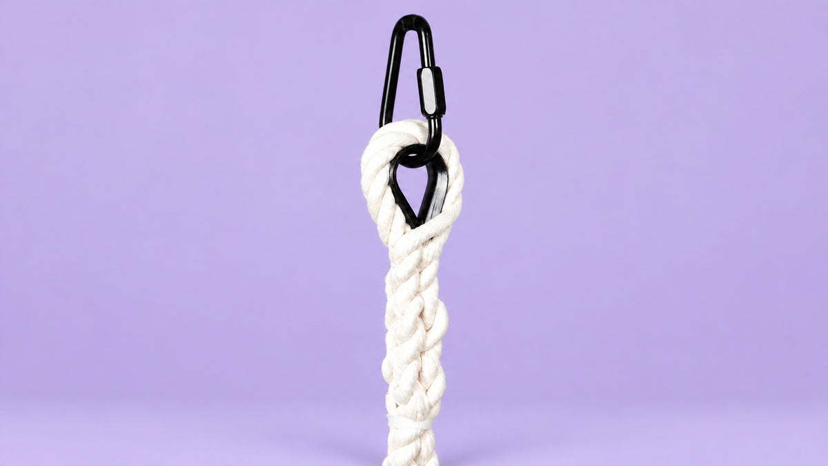 Double trapeze, 2 x 55 cm wide, 2.50 meter rope length