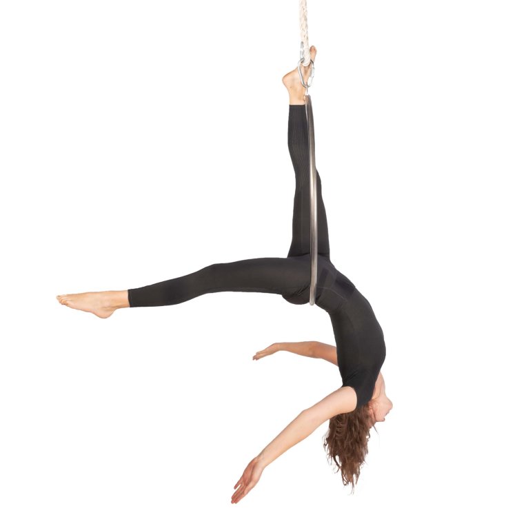 Aerial hoop, Lyra, 1 rigging point, stainless steel
