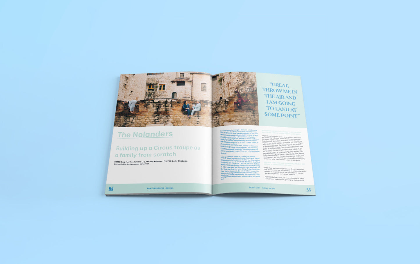 Handstandpress magazine