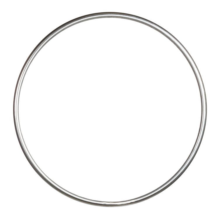 Aerial hoop, Lyra, stainless steel, ring only