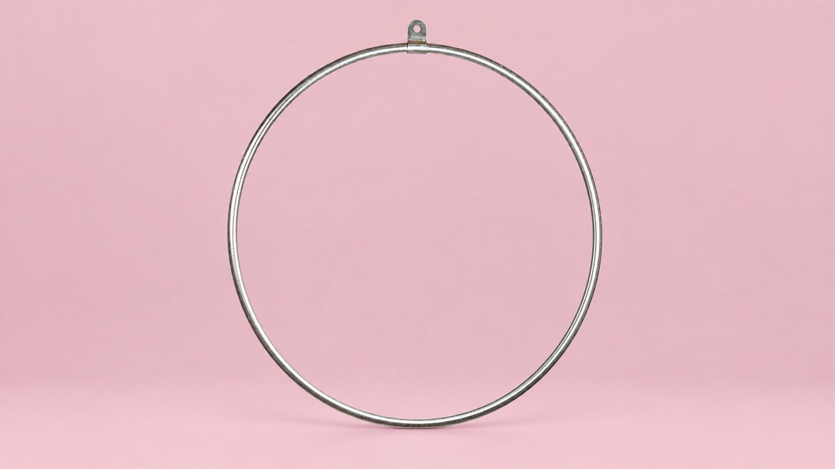 Aerial hoop, Lyra, 1 rigging point, stainless steel