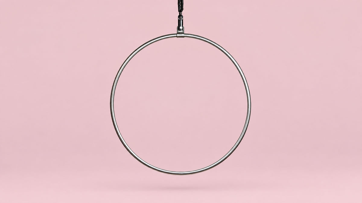 Aerial hoop, Lyra, 1 rigging point, stainless steel