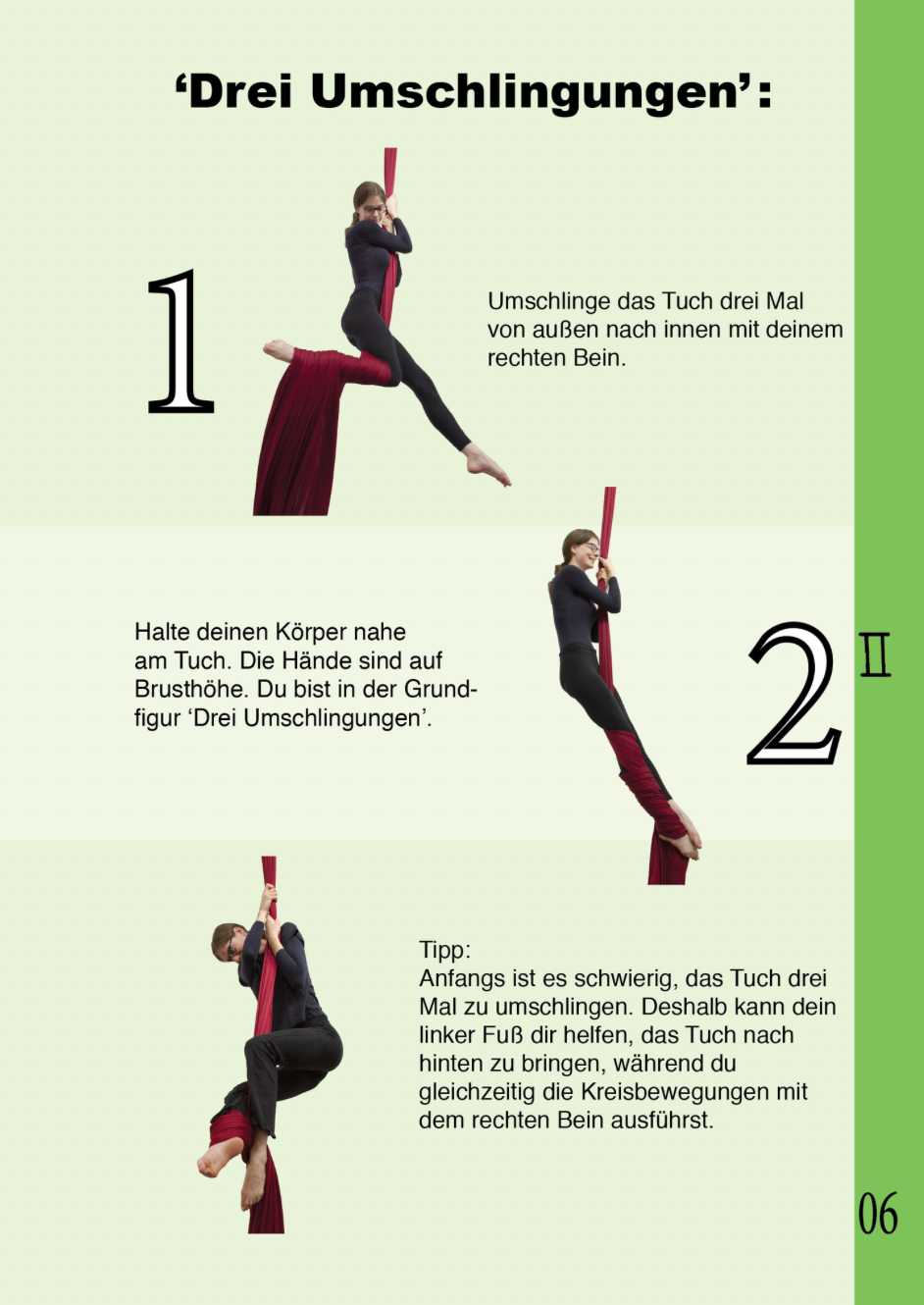 Vertikaltuch Karten von Martina Thaler