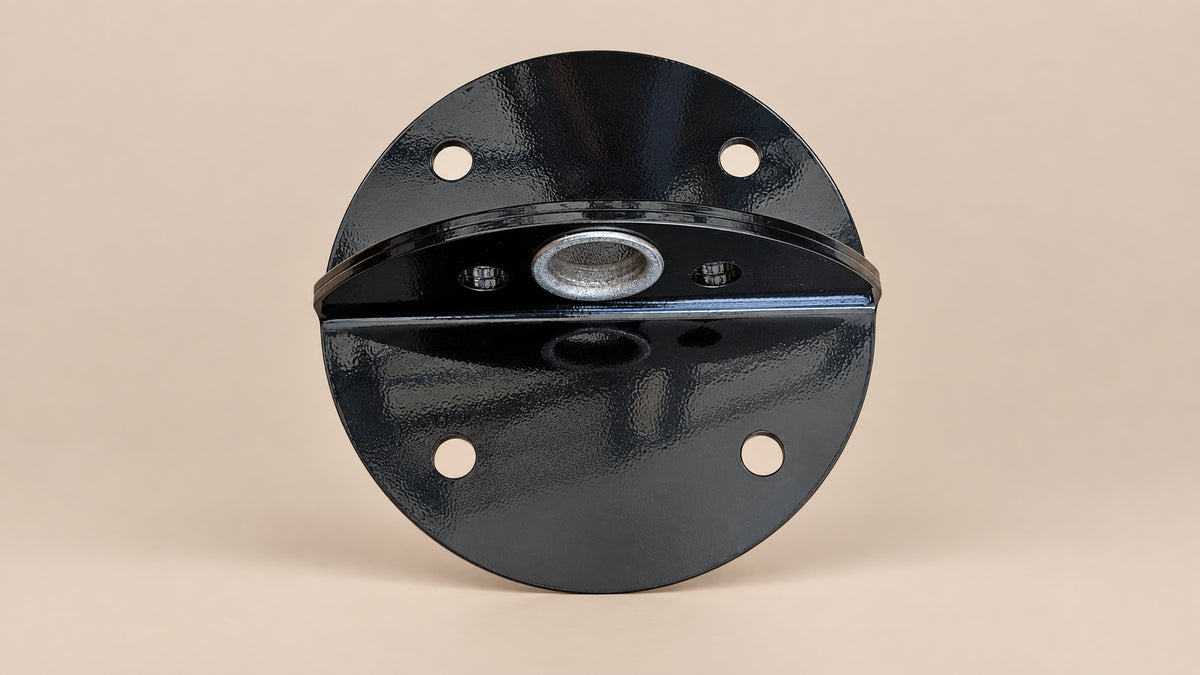 Universal wall and ceiling mount bracket round