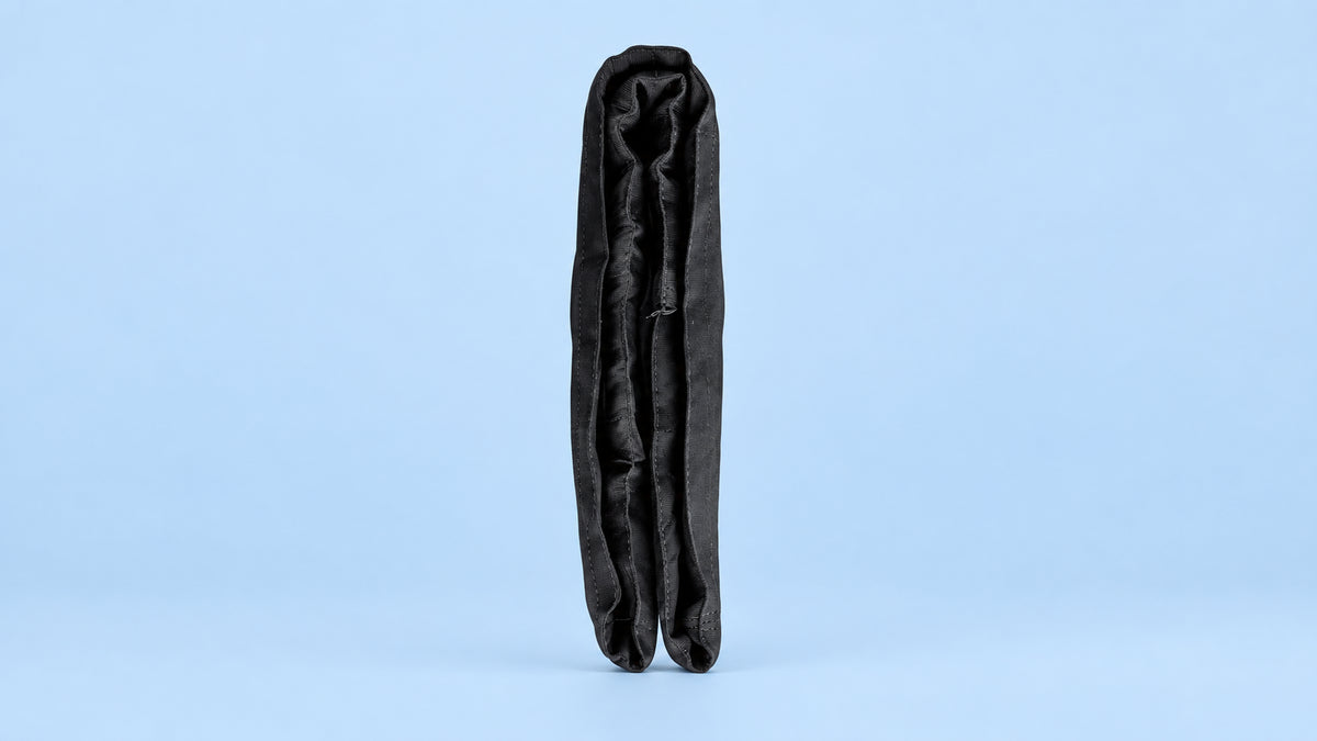 Round sling with polyester rope insert