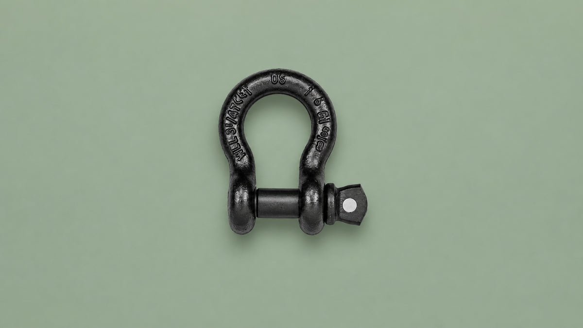 Shackle with screw bolts
