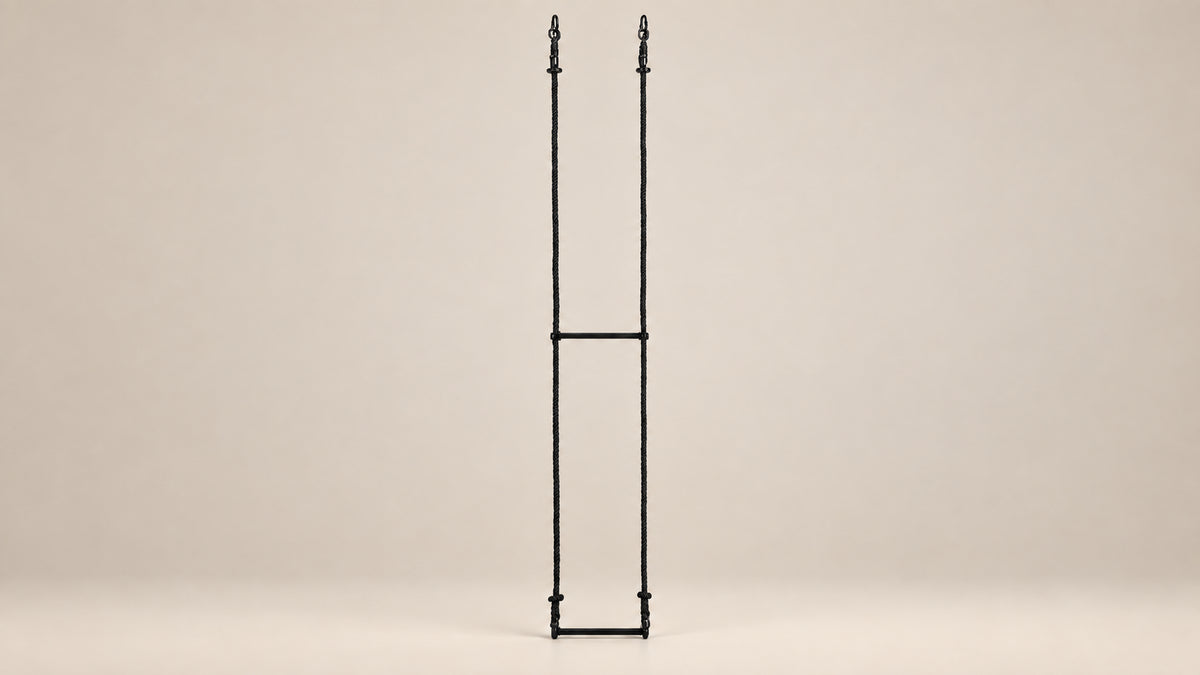 Double trapeze vertical, 55 cm wide, 3.60 meter rope length