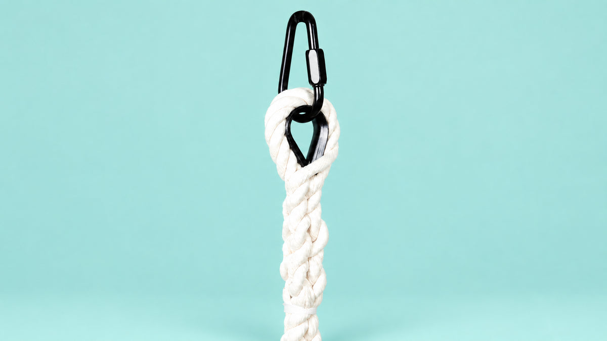 Duo trapeze, 85 cm wide, 2.50 meter rope length
