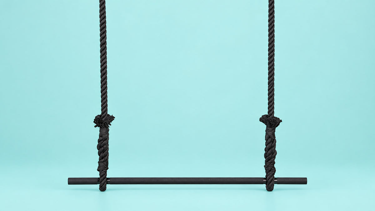 Duo trapeze, 85 cm wide, 2.50 meter rope length
