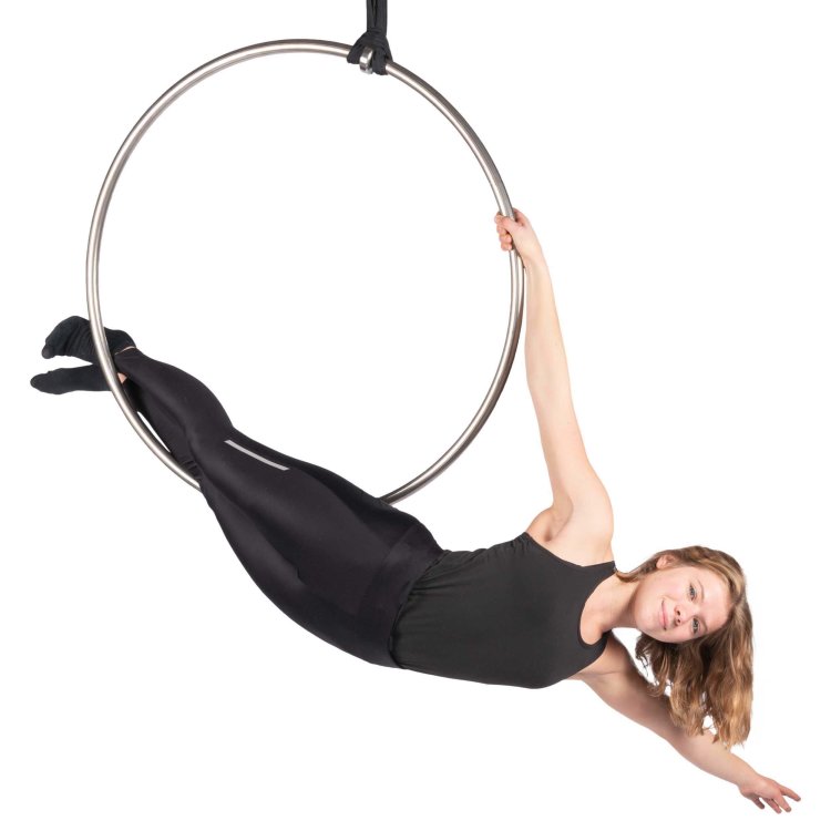 Aerial hoop, Lyra, stainless steel, ring only
