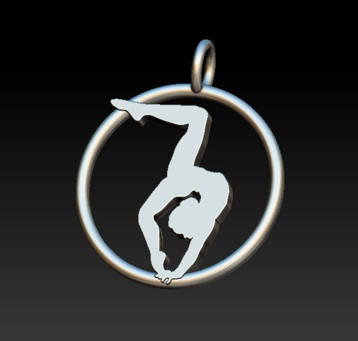 Individual pendant based on your photo, gold or silver