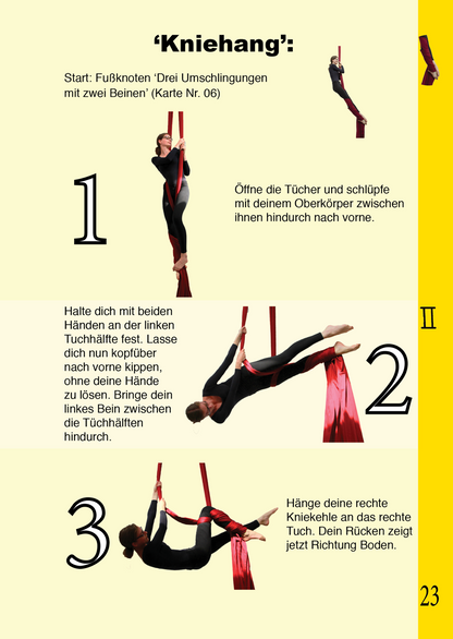 Vertikaltuch Karten von Martina Thaler