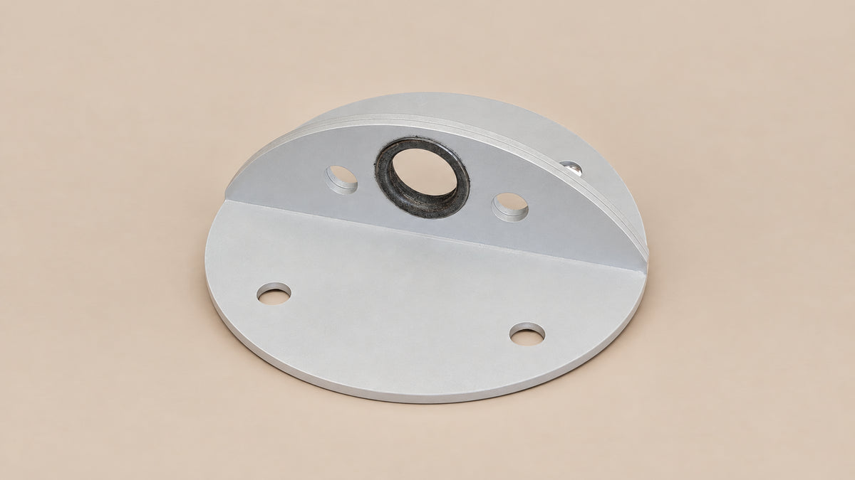 Universal wall and ceiling mount bracket round