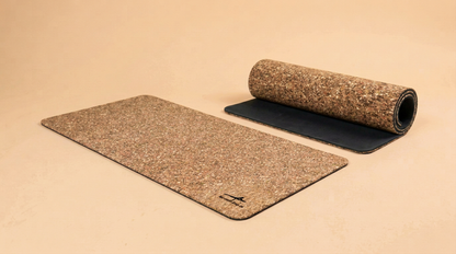 Handstand mat / mini yoga mat natural cork