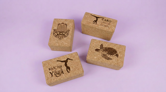 personalized Handstand blocks cork 