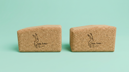 Natalie's cork handstand blocks