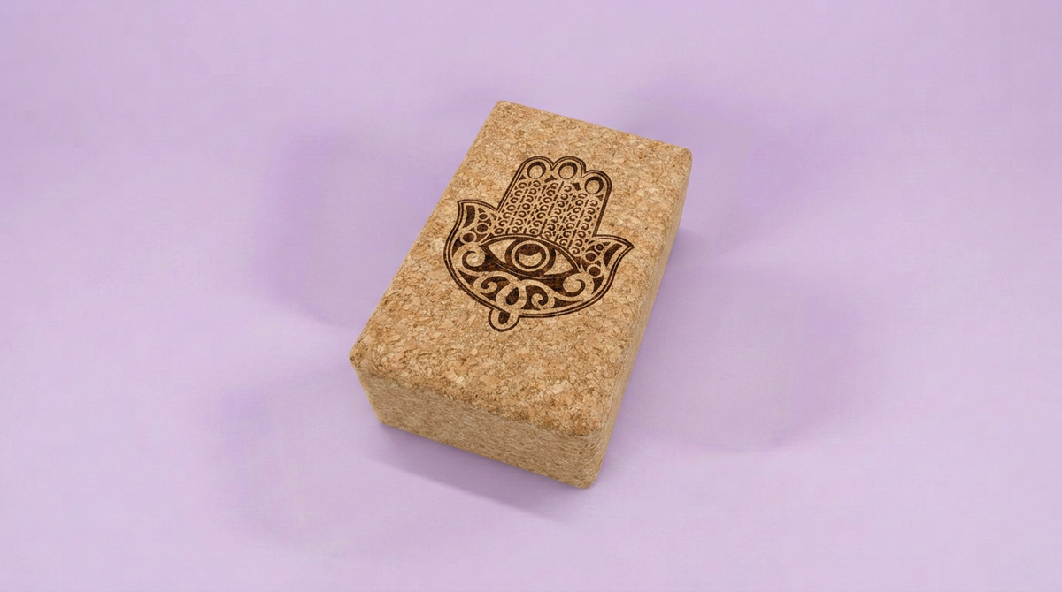 personalized Handstand blocks cork 