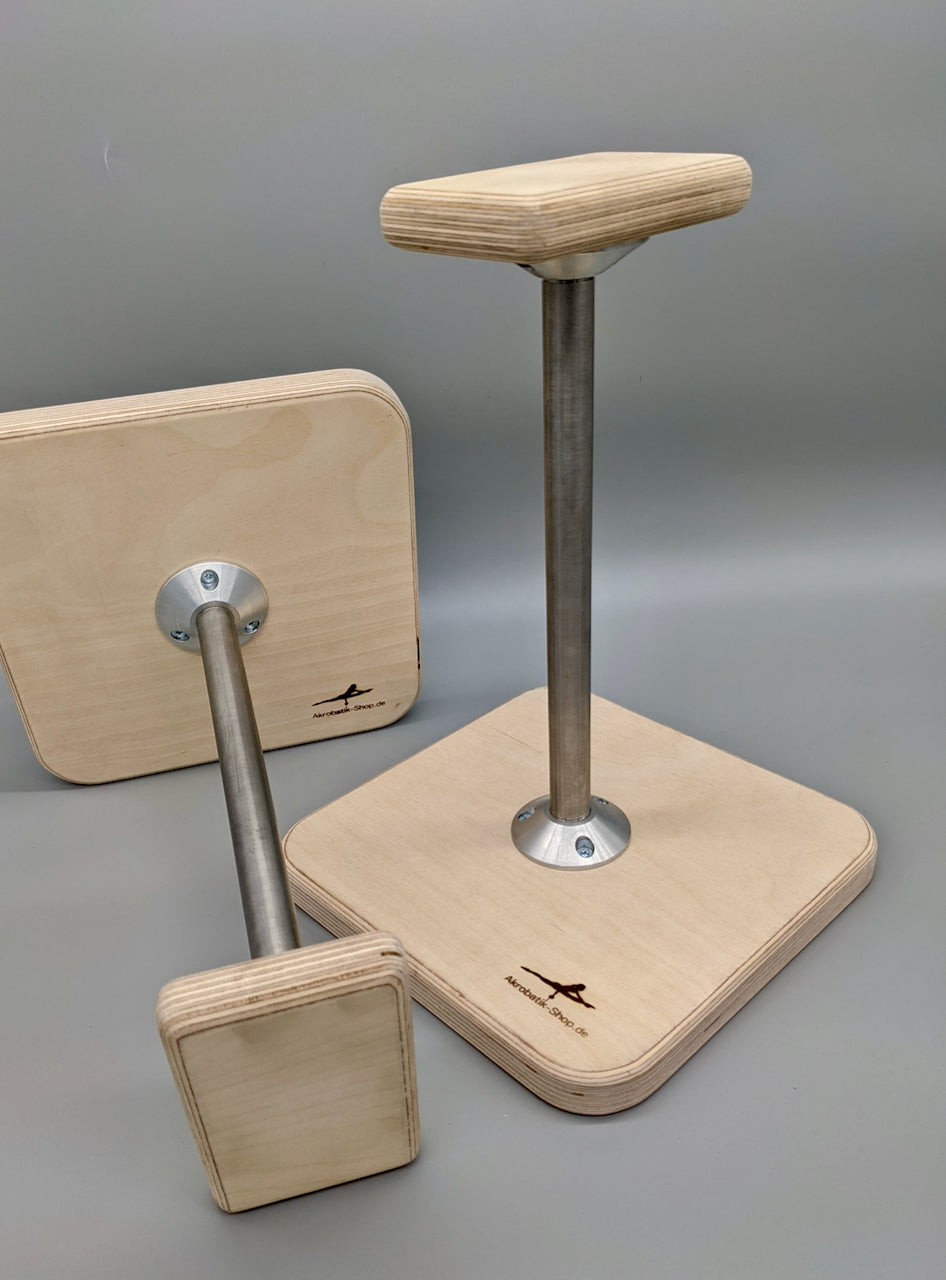 Gorletic Canes BASIC - Bloques de Equilibrio Handbalance de Madera de Haya (14 cm Altura) con Bases Antideslizantes - Handstand Blocks Gorletic Canes BASIC - Bloques de Equilibrio Handbalance de Madera de Haya (14 cm Altura) con Bases Antideslizantes - Handstand Blocks