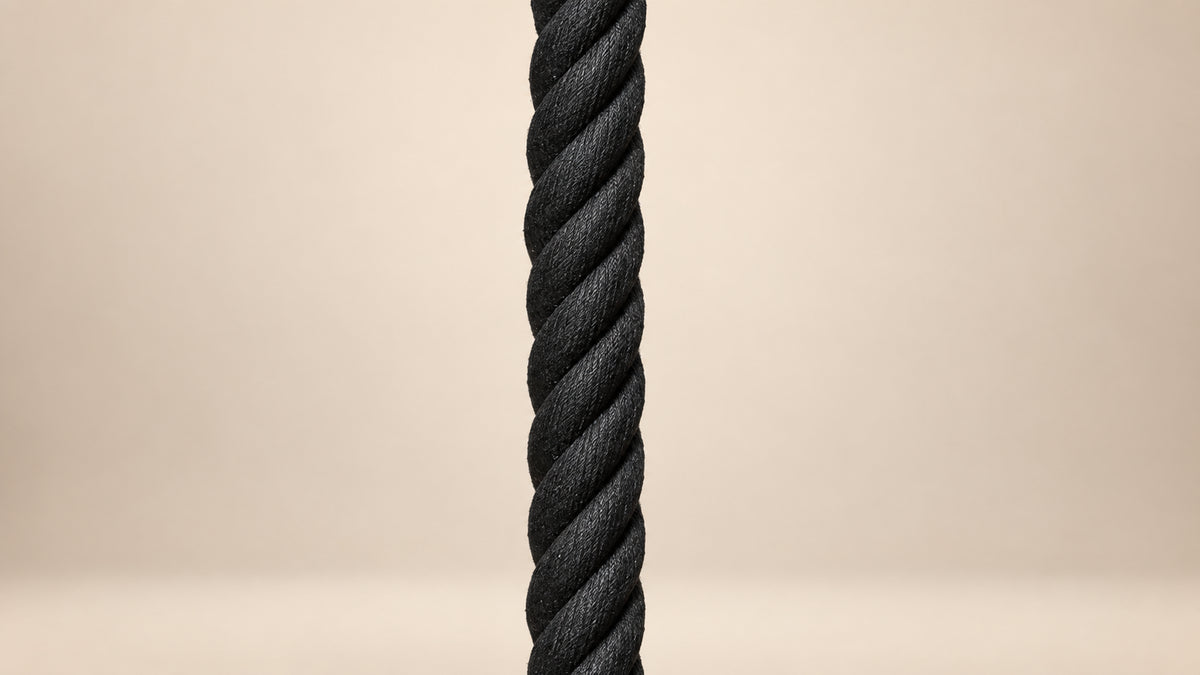 Double trapeze vertical, 55 cm wide, 3.60 meter rope length 