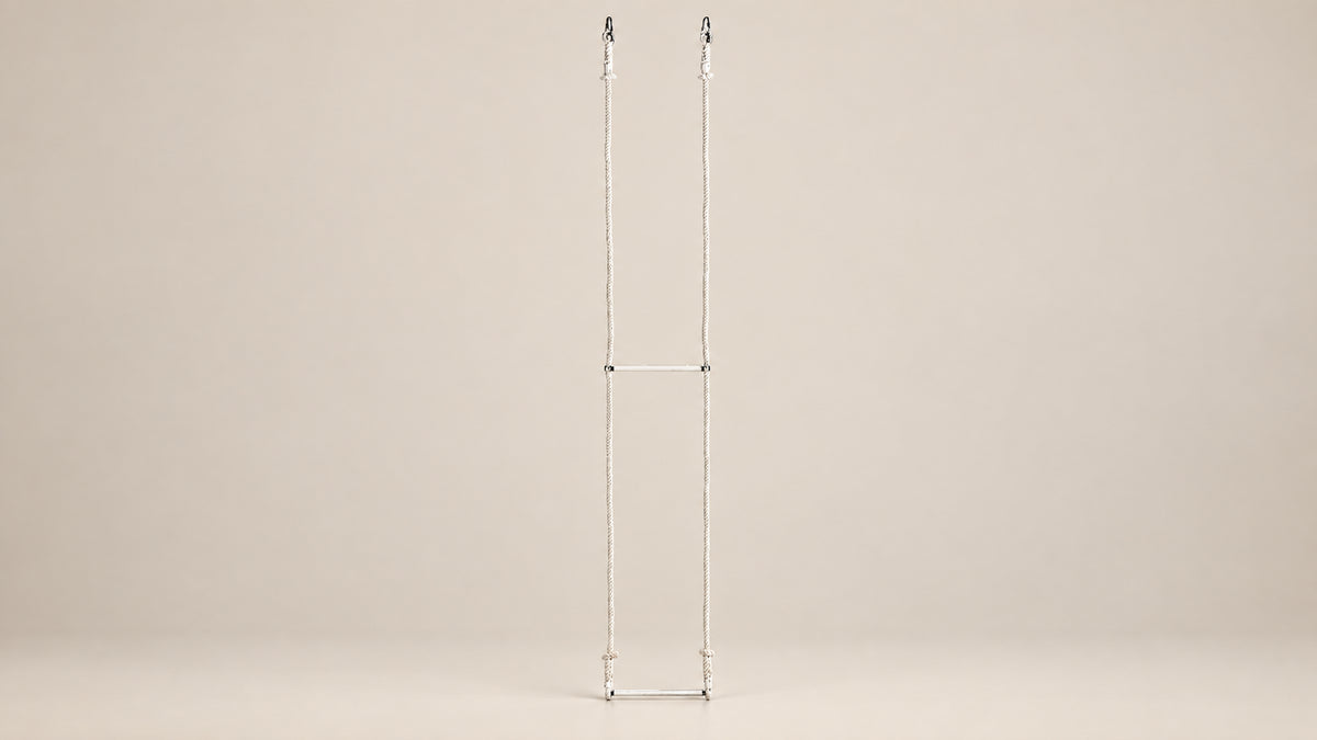Double trapeze vertical, 55 cm wide, 3.60 meter rope length 