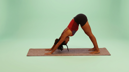 Yoga mat recycled rubber cork