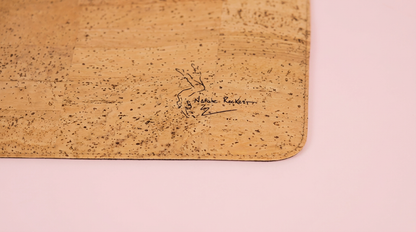 Tapis de poirier de Natalie en liège naturel