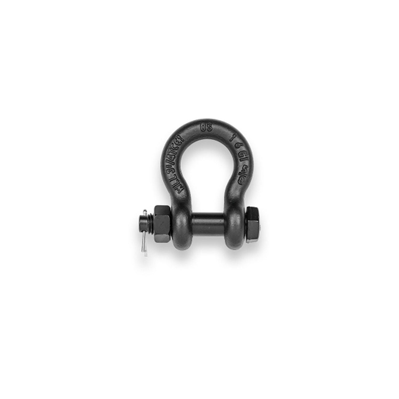 Shackle with screw bolt and pin