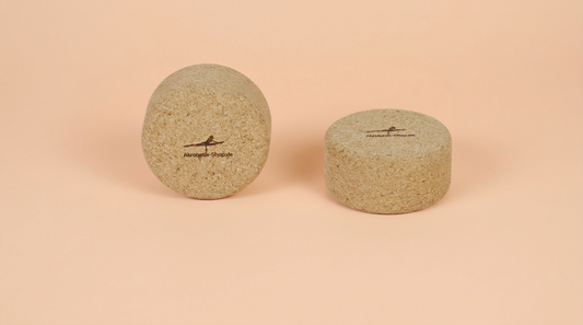Handstand blocks cork, round, pair
